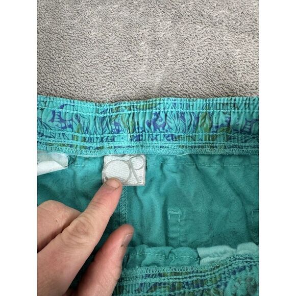 Vintage 90s Ocean Pacific Floral Shorts Men's Size Medium Blue - Picture 5 of 9